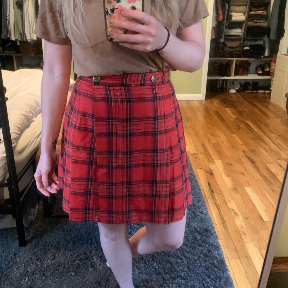 Plaid skirt